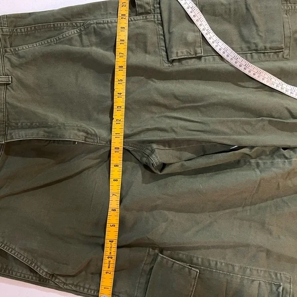 Gap wide leg Green Cargo Pants 14 women’s - Picture 7 of 12